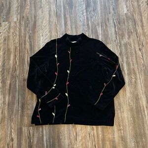 velvet long sleeve
